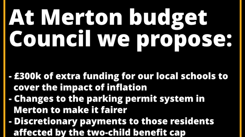 Merton budget proposals from Merton Lib Dems