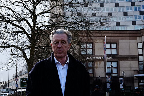 Paul outside Merton Council