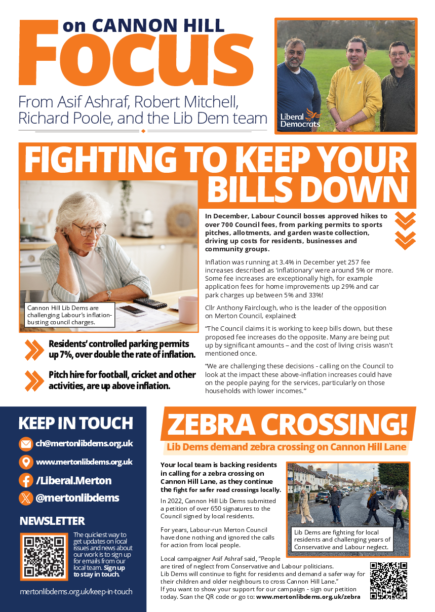 Focus on Cannon Hill February 2026