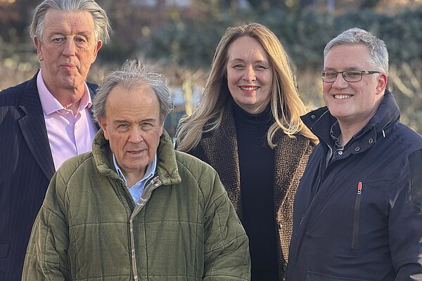 Cllr Paul Kohler MP, Cllr Simon McGrath, Samantha MacArthur and Cllr Anthony Fairclough